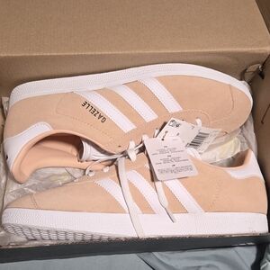 Adidas Originals Gazelle Halo Blush Suede Sneakers ID7006 Women's NWT Deadstock